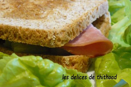croque monsieur à l'ananas et au jambon 