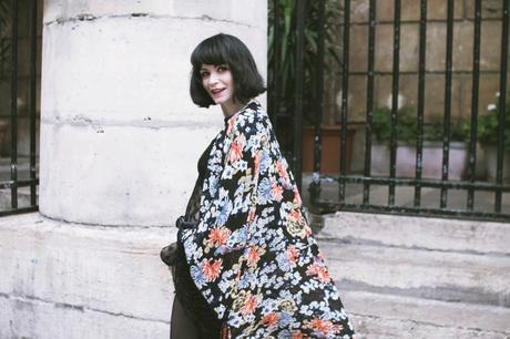 kimono fleuri