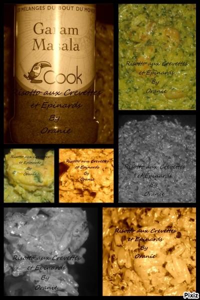 RISOTTO AUX CREVETTES ET EPINARDS