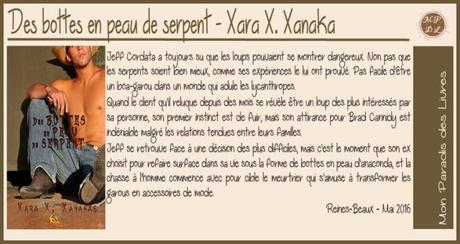 Des bottes en peau de serpent – Xara X. Xanakas