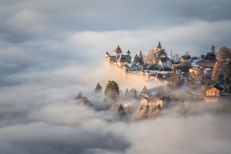 Boukhechina Malik/ National Geographic Travel Photographer of the Year Contest. On the Top of the World. Sonchaux, Suisse.