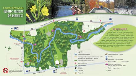 Carte du Parc chauveau - Ville de Québec