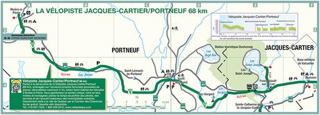 Vélopiste - Jacques Cartier de Portneuf - Piste cyclable du Québec