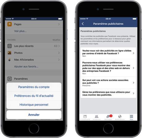 Astuce Facebook: comment limiter le suivi publicitaire sur tout le Web