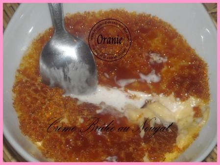 CREME BRULEE AU NOUGAT