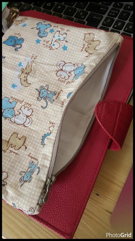 Une pochette en tissu pour mon Planner - Tuto