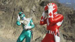 gifa oh noes facepalm power rangers