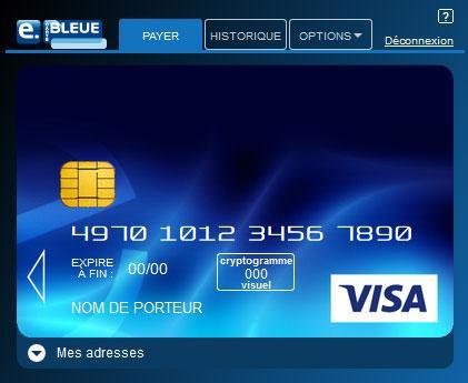 Service e-Carte Bleue de Visa est maintenant disponible sur smartphones et tablettes