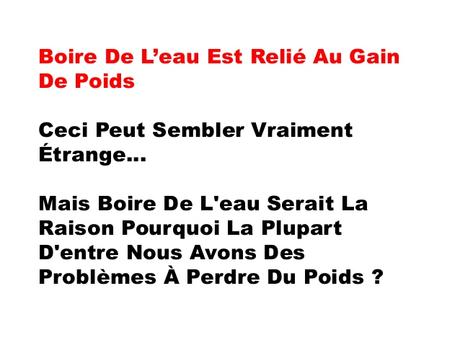 Truc maigrir Truc maigrir