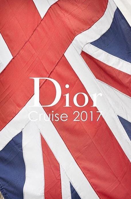 Le défilé Dior Cruise 2017 au Blenheim Palace près de Londres...