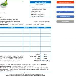 Application Gérez vos devis et factures avec Excel