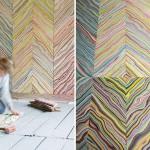 ART : Marbrure colorée made in Copenhague