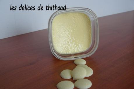 crèmes au chocolat blanc à la multidélices