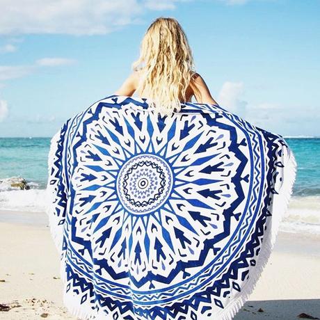 TENDANCE PLAGE : La serviette ronde !