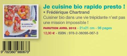 Bio is biotiful !  Cuisine saine à base de produits bio, légère et peu