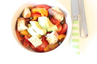 salade pain tomate avocat