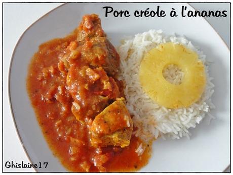Porc créole à l'ananas