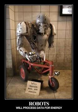 robot will process data for energy