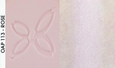 Fards à paupières rose chair mat bio Boho Green Make-Up - Rose (OAP 113)