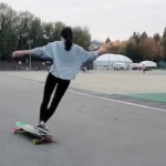 FUN : Korean Girl Longboard Dancing