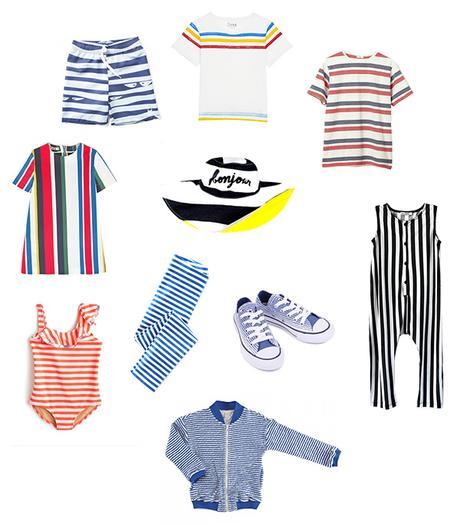 Tendance mode enfant - rayures