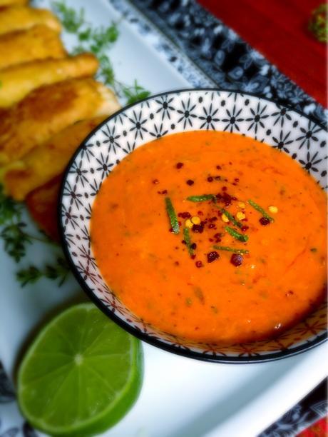 Rissoles mauriciennes de poulet au thym, persil & oignon servies avec une sauce “garnie”au piment d’Espelette & citron vert {#LBGCOOKINGBATTLE} Sauce au piment d'espelette