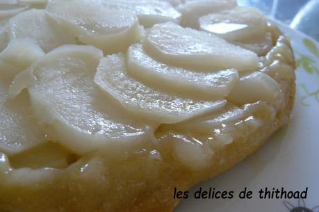 tarte tatin aux navets et fromage de chèvre