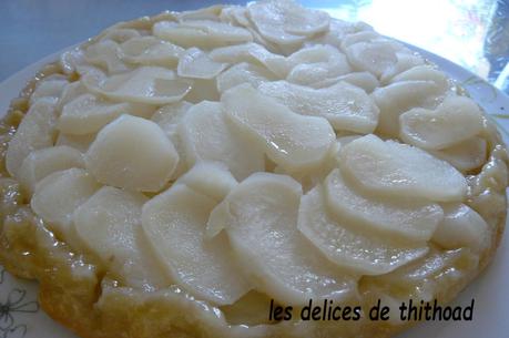 tarte tatin aux navets et fromage de chèvre