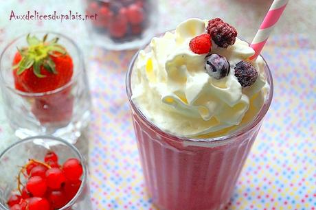 Smoothie betterave fruits rouges