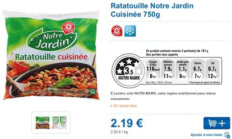 Le label Nutri Mark de Leclerc, rĂŠservĂŠ aux produits MDD et au site Drive, s'appuie sur un systĂ¨me de notation Ă  ĂŠtoiles de 10 niveaux.