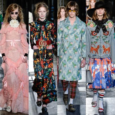 Le défilé Gucci croisière 2017 à l'Abbaye de Westminster...