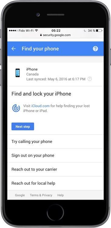 Astuce: retrouver son iPhone perdu grâce à…Google!