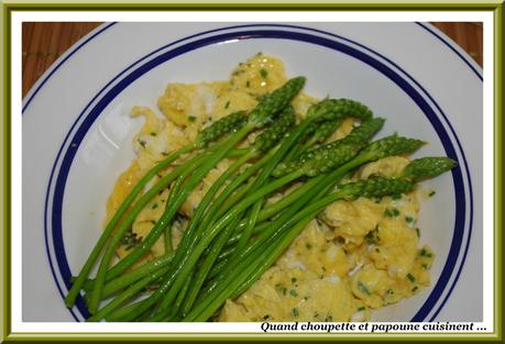 brouillade crèmeuse aux asperges des bois-3779