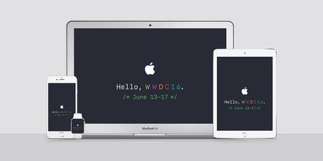 Apple WWDC 2016 wallpapers pour iPhone, iPad, MAC, Apple Watch