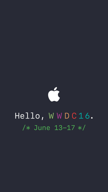 Apple WWDC 2016 wallpapers pour iPhone, iPad, MAC, Apple Watch
