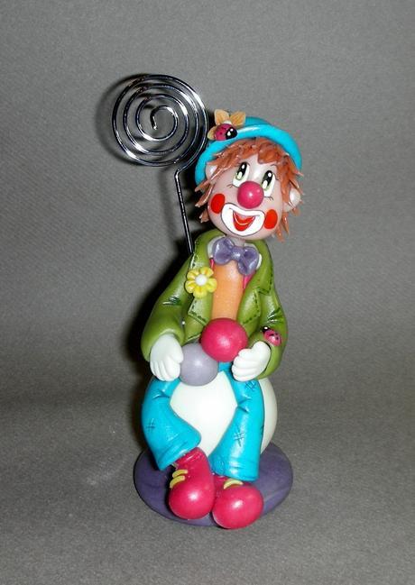 Porte-photos avec clown Porte-photos avec clown