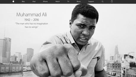 Muhammad Ali: le dernier hommage de Apple