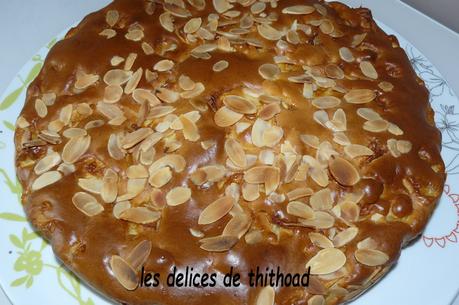 gâteau aux pommes et amandes