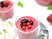 Mousses végétales fruits rouges pois chiche