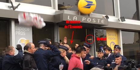 VIDEO-Emmanuel-Macron-accueilli-par-des-jets-d-oeufs-a-la-Poste-de-Montreuil
