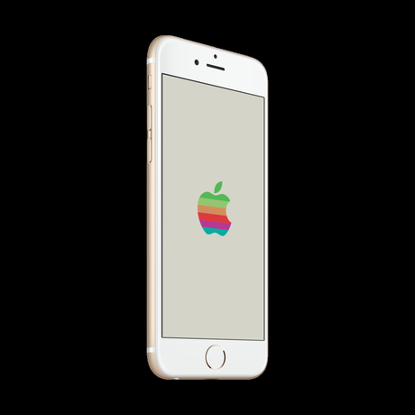 Le logo arc en ciel d'Apple sur votre iPhone, iPad ou Mac