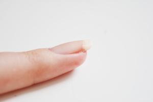 Réparer un ongle cassé résultat