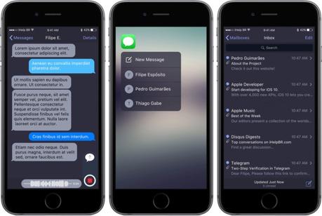 iOS 10 Concept - Un mode « Dark »