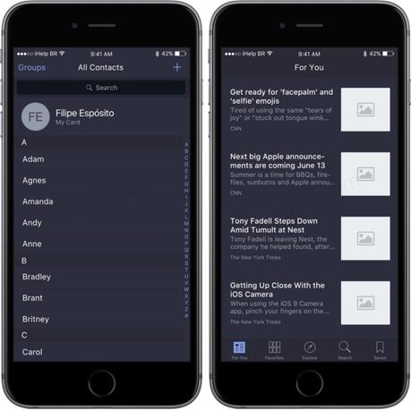 iOS 10 Concept - Un mode « Dark »