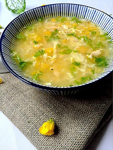 Soupe de poulet & maïs, il était une fois une spécialité cantonaise à l’île Maurice ! Soupe de poulet & maïs
