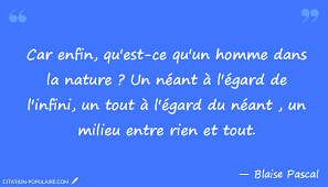 Résultats de recherche d'images pour « les deux infinis de blaise pascal »