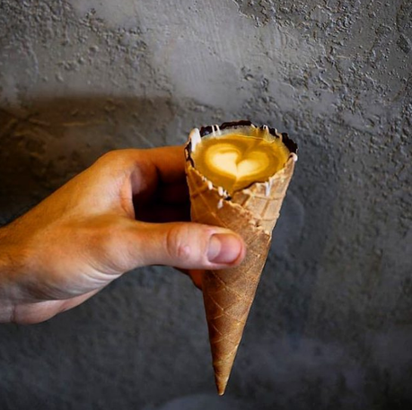 Buvez votre café dans des cornets à glace ! Buvez votre café dans des cornets à glace !