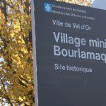 Visite du village minier de Bourlamaque