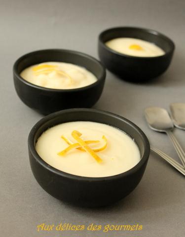 CRÈME DE RIZ AU CITRON