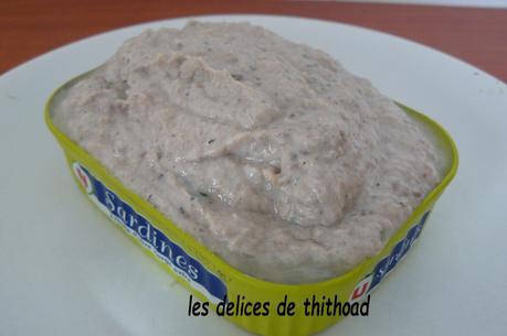 tartinade de sardines